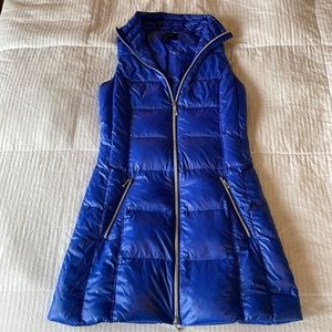 Coatology long vest, cobalt, xs
